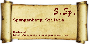 Spangenberg Szilvia névjegykártya